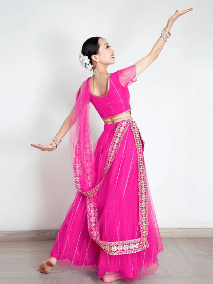 2025 indian traditional clothing pakistani sarees dress women elegant clothing party dress cosplay dance wear stage dress a9