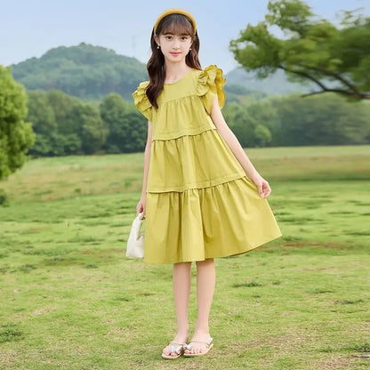 Summer Casual Dress for Kids Suit Girls Girl Children Clothes Beautiful Dresses Sunday Children's Clothing 9 Years 10 Luxury 8 7