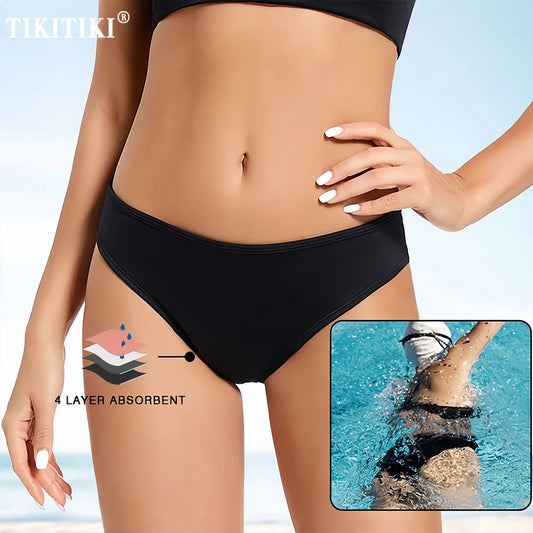 Menstrual Panties For Pool Girl Menstruation Swimwear Leakproof Underpants Period Swimwear Woman Menstrual Briefs for Swimming