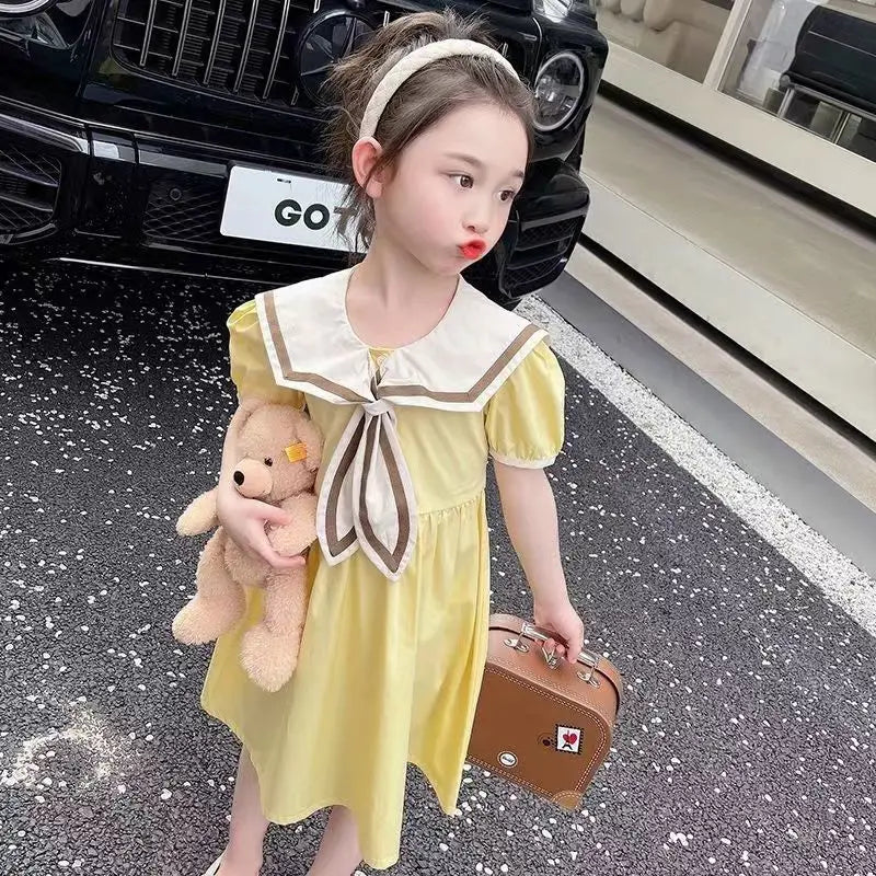 Navy Academy-style Skirt Dresses for Kids Girls 8 Years Girl Costume Women's Summer Girls' Clothes Children's Dress 12 Luxury 10