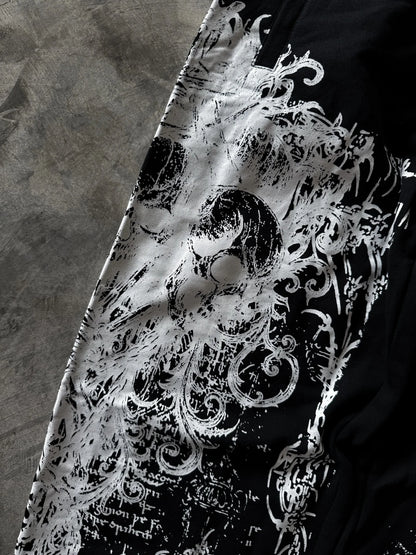 Gothic Skull Fashion Striped Sweatpants Men Women Loose Trend Pants Casual Comfortable Durable Training Outdoor Running Pants