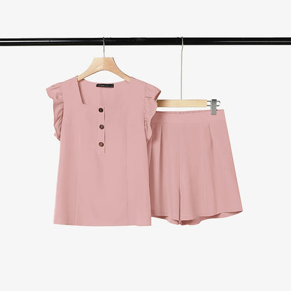 Stylish Sleeveless Square Neck Tanks Tops Short Sets ZANZEA Summer 2 Pieces Sets Casual Holiday Outfits Women Matching Sets 2026