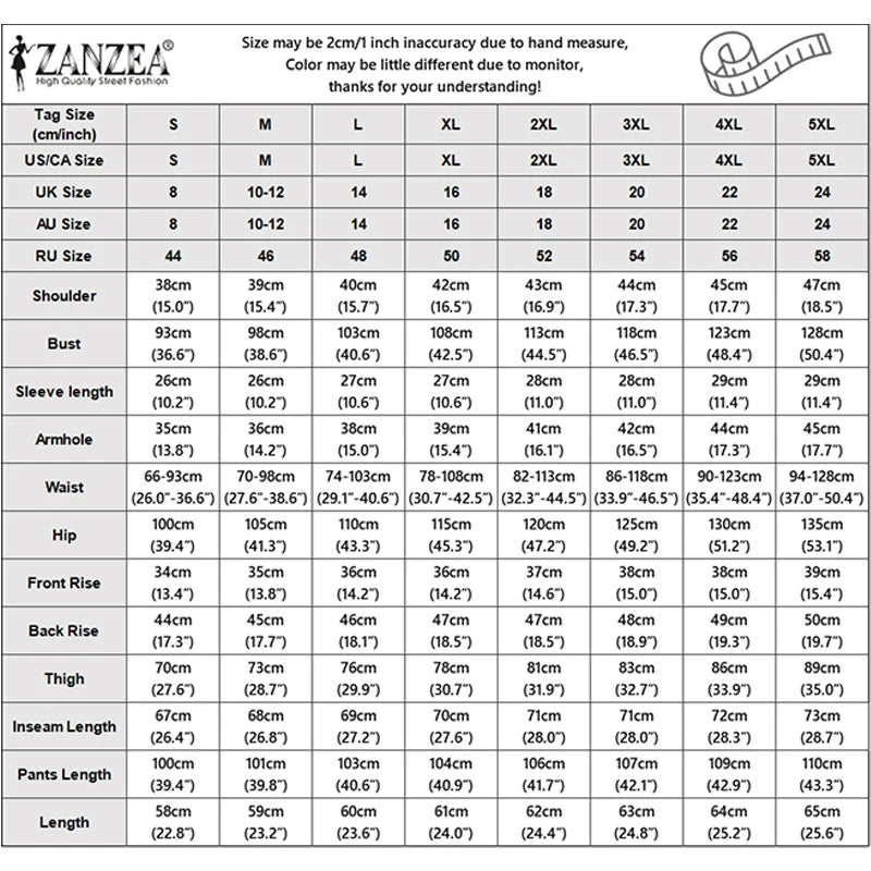ZANZEA Summer 2 Pieces Sets Elegant V Neck Short Sleeve Blouse Pant Sets 2026 Stylish Women OL Work Outfit Solid Color Tracksuit