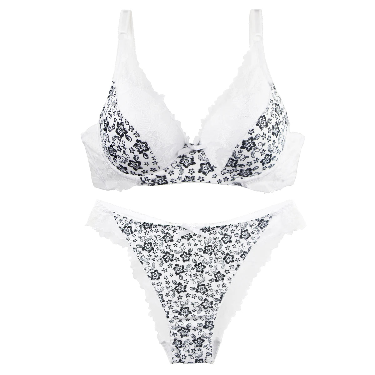 2027New 34/75 36/80 38/85 40/90 42/95 44/100 BCDE Bras Set White burgundy Beige Black Green Blue Push Up Underwear For Women
