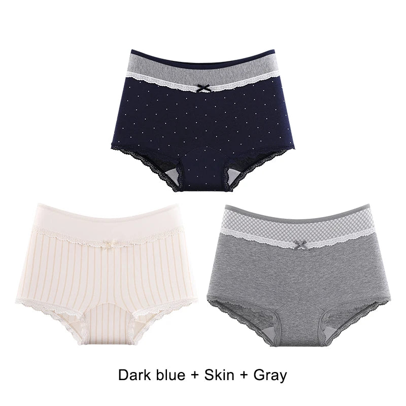 Cotton Boxer Briefs for Women Sexy Panties Set Pack Plus Size Panties Women's Boxers Lace Underwear Lingerie Underpants Seamless