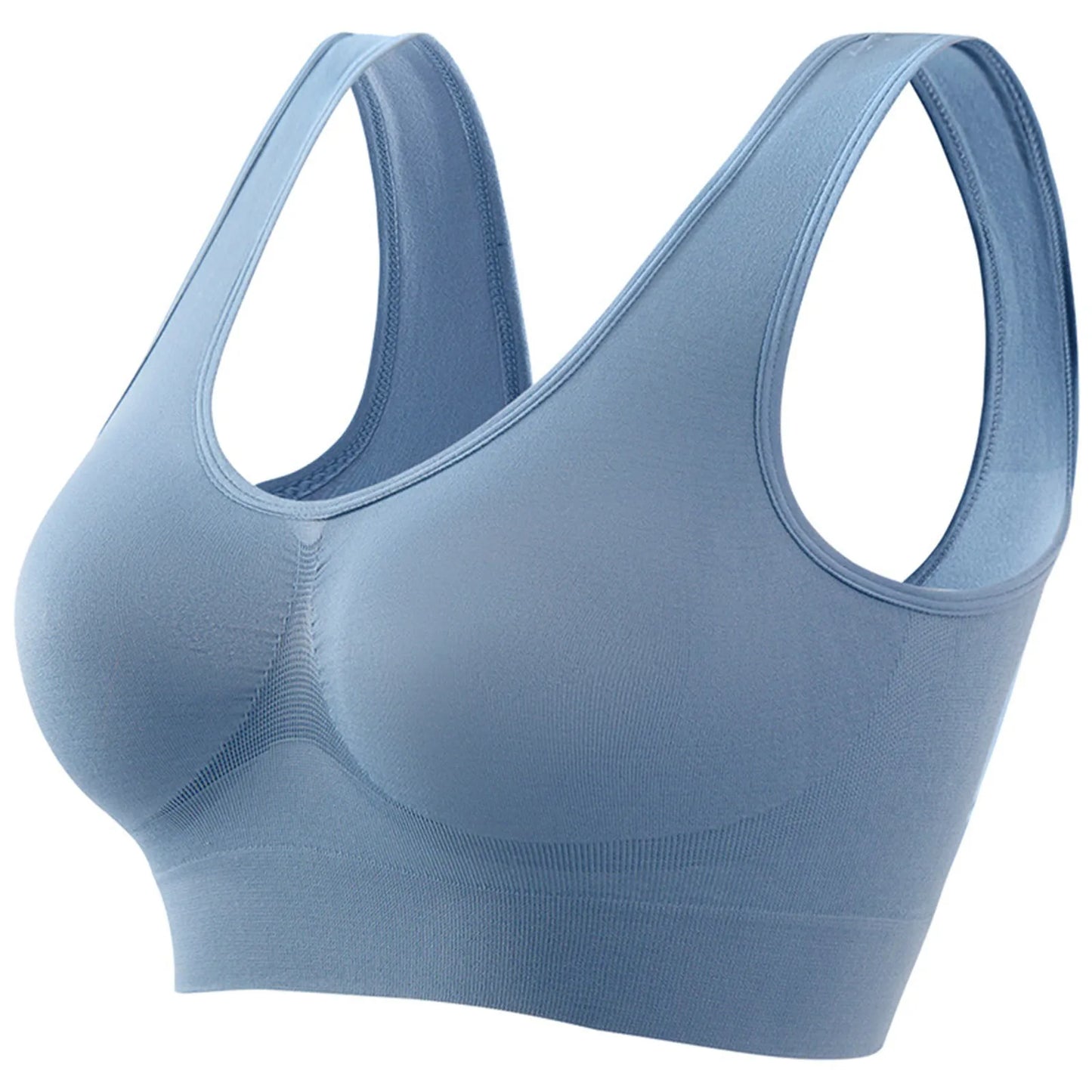 Seamless Bras For Women Hollow Mesh Breathable Sports Bra Female Wireless No Pads Crop Top Sexy Lingerie Soft Brassiere M-5XL
