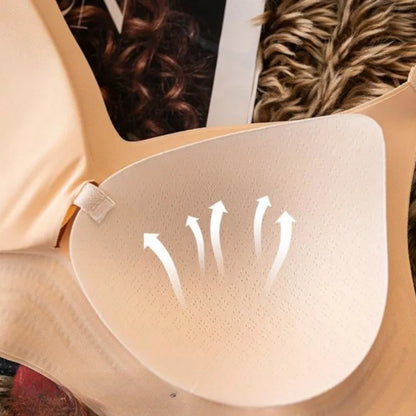 Push-Up Bras For Women Plus Size Seamless Bra Non-wire Wide Adjustable Straps Underwear Sexy Lingerie Comfort Intimates M-3XL