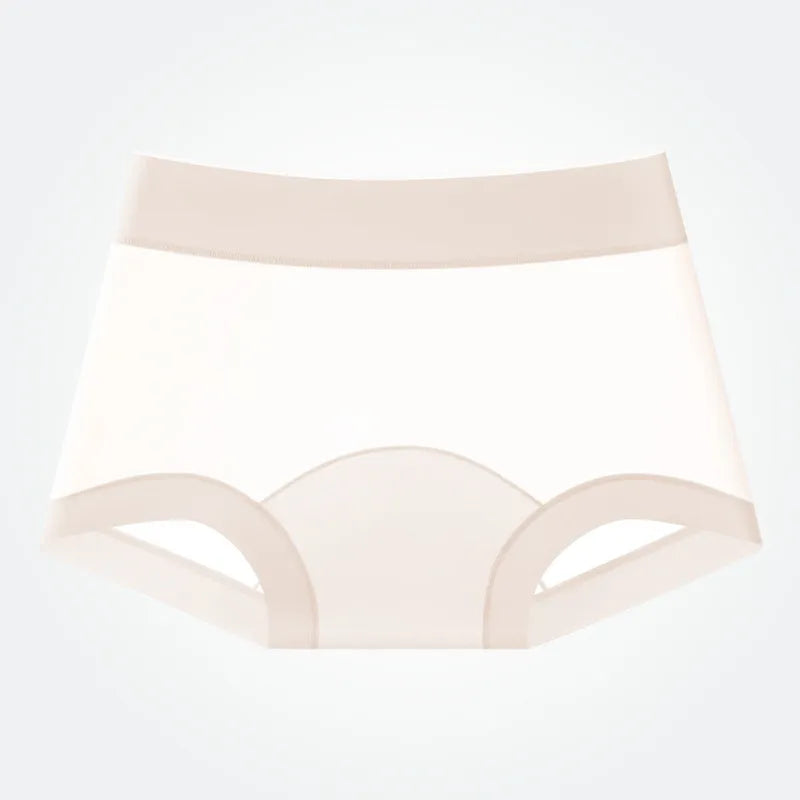 Soft Sexy Breathable Women's Panties Comfortable No Trace Thin Underwear Ice Silk Underwear High Waist Boxer Pants Intimates