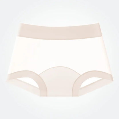 Soft Sexy Breathable Women's Panties Comfortable No Trace Thin Underwear Ice Silk Underwear High Waist Boxer Pants Intimates