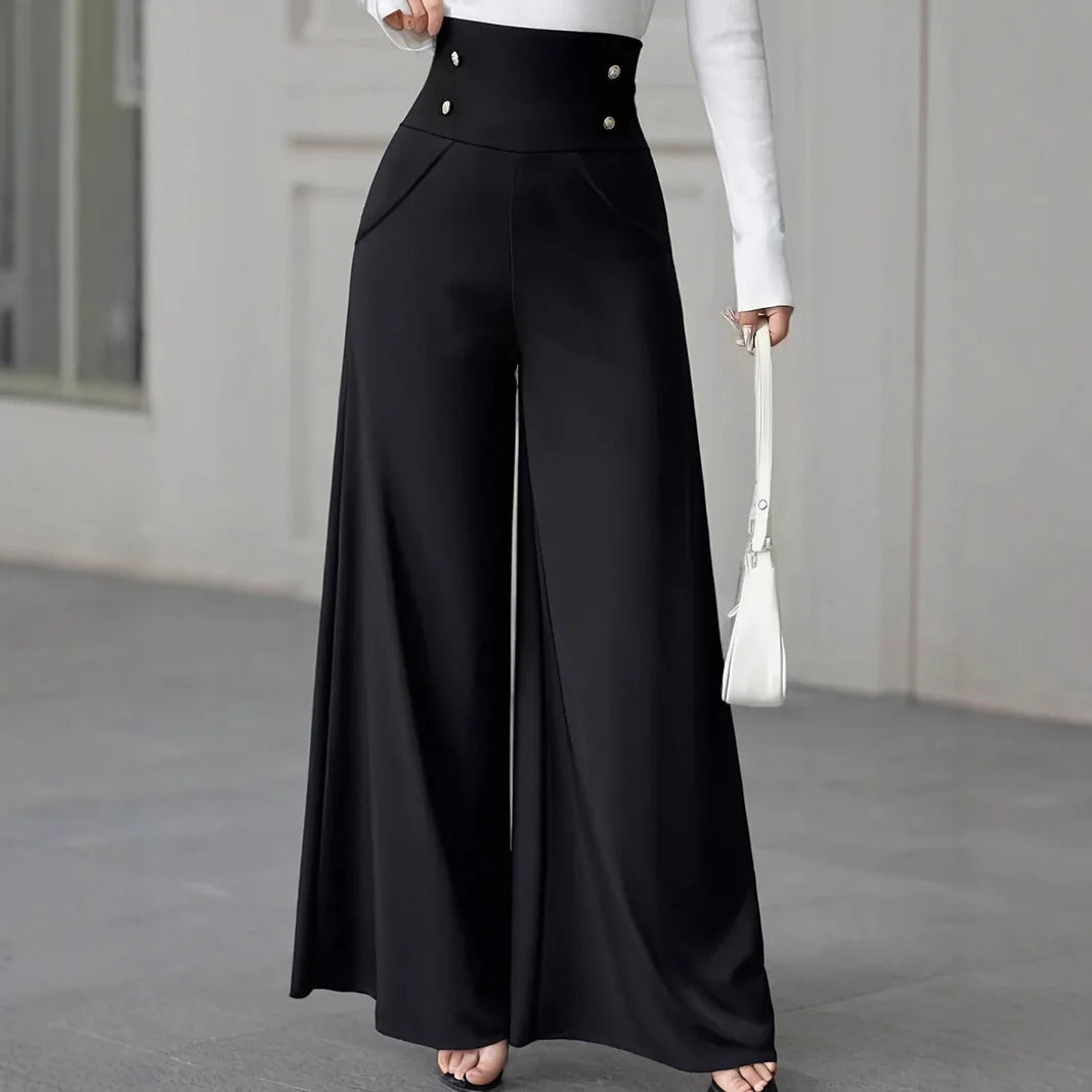 Women's Fashion Pants Straight Office Lady New Arrival Trendy Comfortable Breathable