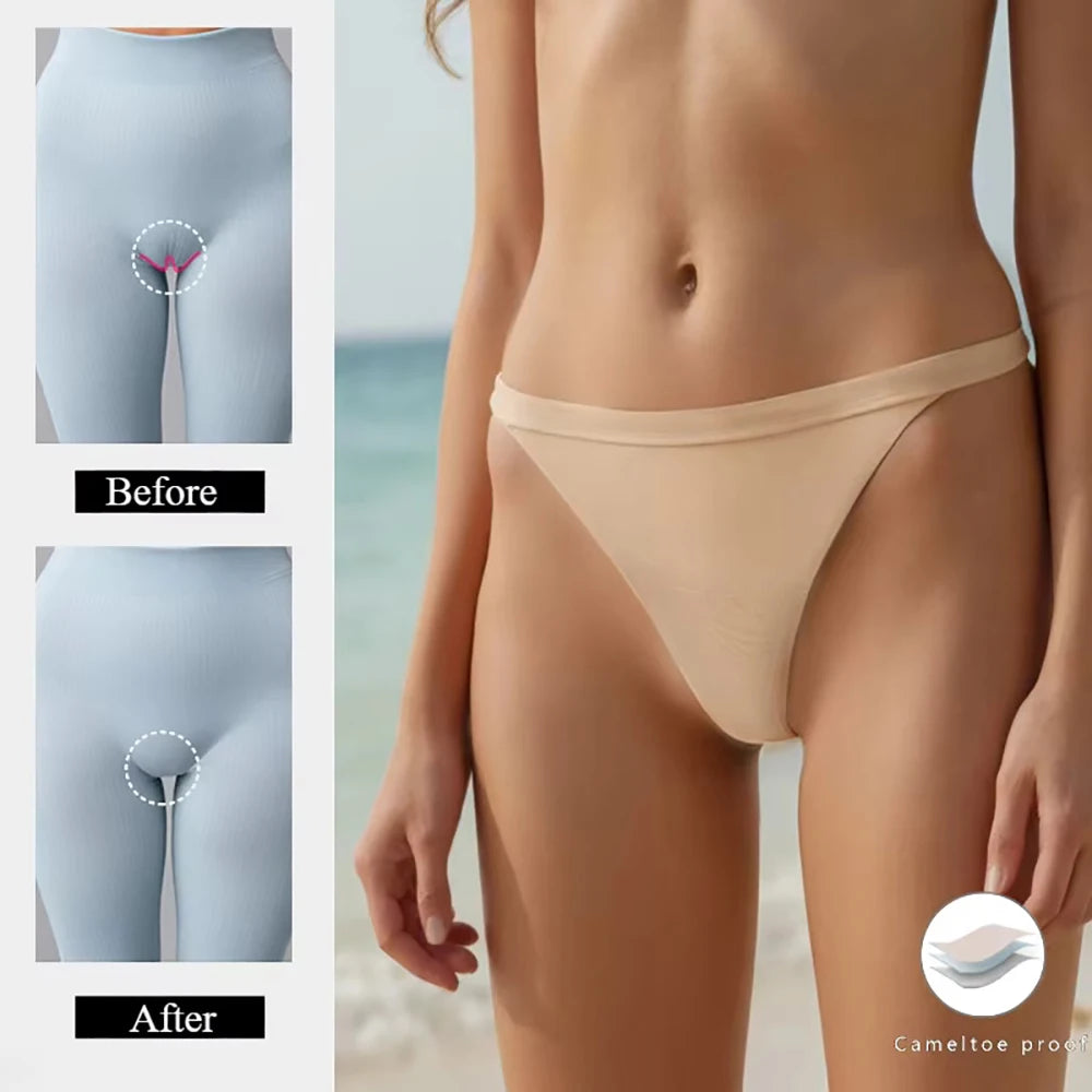 Camel Toe Concealer No Show Panties Seamless Camel Toe Hider Workout Underwear Invisible Cameltoe Proof Thong