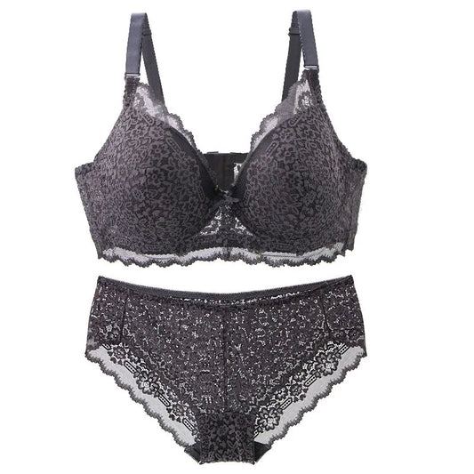 2027New Thin Mode Push Up Bra Sets 34/75 36/80 38/85 40/90 42/95 44/100 BCDE Underwear For Women Lingerie