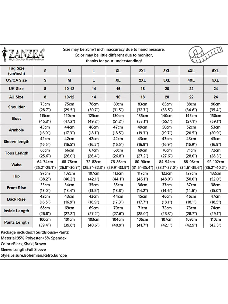 ZANZEA Women's Knitted 2 Pieces Pant Sets Casual Loose Turtleneck Long Sleeve Pullovers and Wide Leg Pant Suits Daily Outfits
