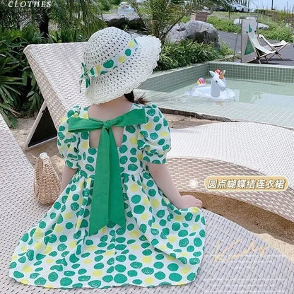 Stylish Summer Floral Dress Girl Clothes 10 To 12 Years From Fashion Junior Girls' Clothing 11 Old Girl's Female Child Children
