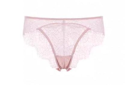 French Lace Bralette Set Small Bust Women Soft Wire Support Sexy Pure Hollow Out Lace Up Comfort T-Shirt Bra Everyday MOYISU AB
