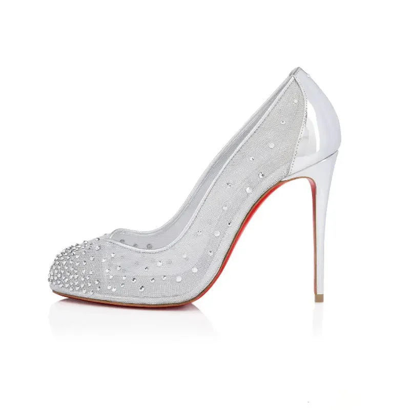 High Heels 11 Cm Thin Stiletto Party Pumps Spring Summer Fashion Shoes Large Size Zapatos De Mujer Shoes for Women Women Ultra