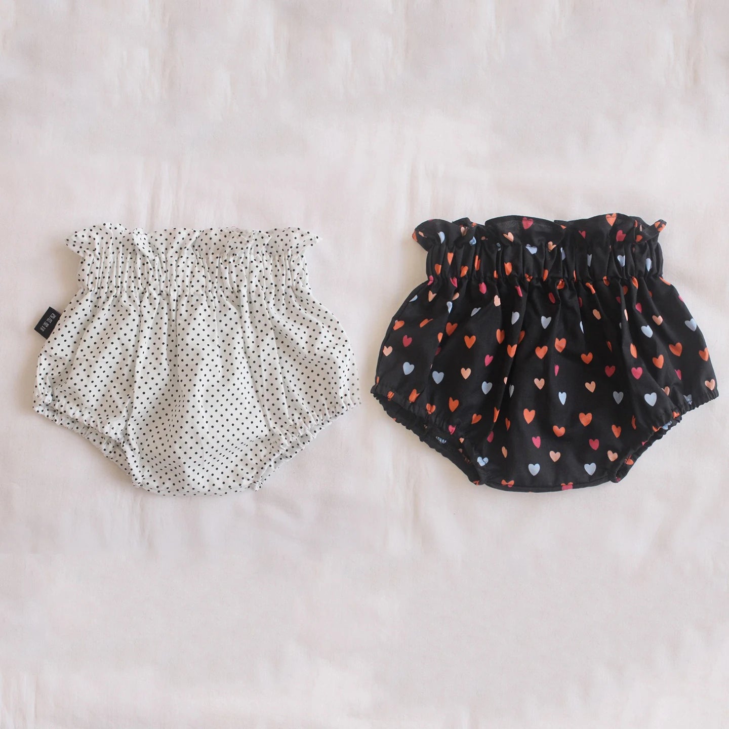 Ircomll 2pcs Summer Toddler Baby Girl Shorts Cotton Linen Floral Breathable Lounge Kids Pants Children Loose PP Pants Shorts