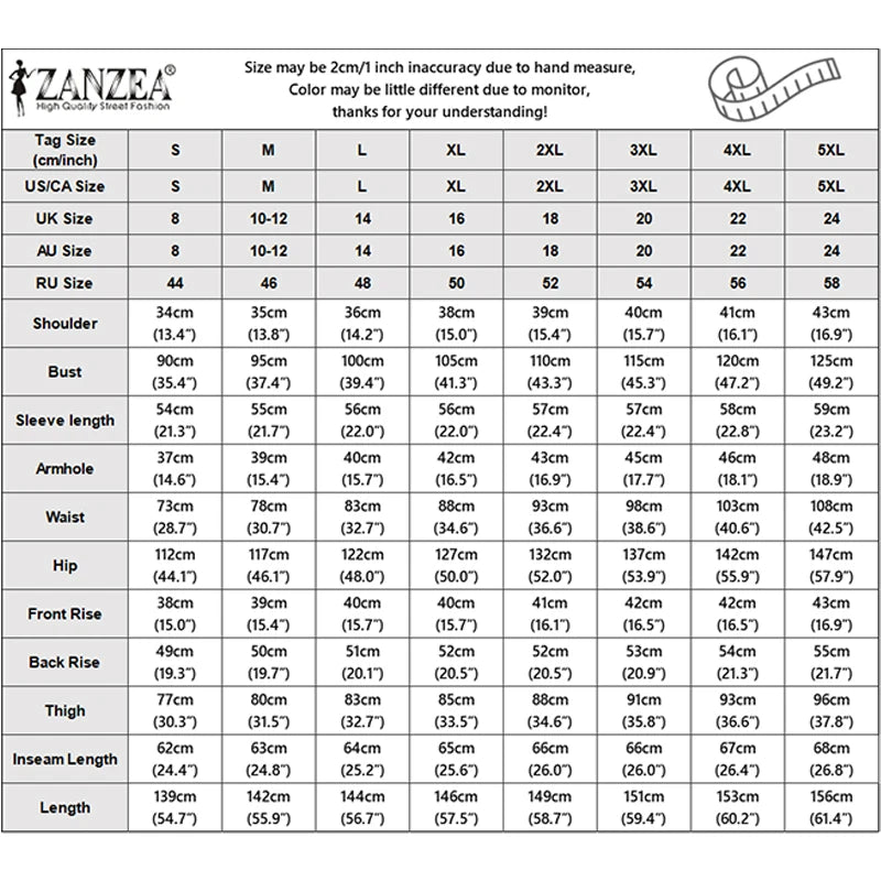 ZANZEA Women's Elegant Chic Jumpsuits Office Lady Lapel Neck Long Sleeve Tie-Waist Wide Leg Pant Overalls Solid Color Playsuits