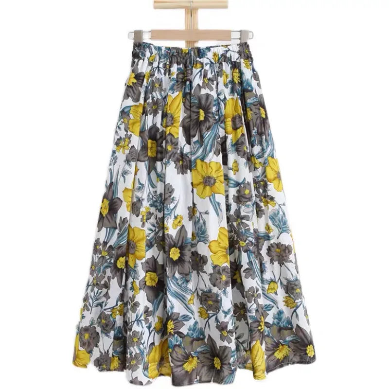 Women's Summer Elegant Fashion Women's Clothing A-Line Floral Office Lady New Arrival Trendy Comfortable Breathable