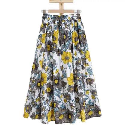 Women's Summer Elegant Fashion Women's Clothing A-Line Floral Office Lady New Arrival Trendy Comfortable Breathable