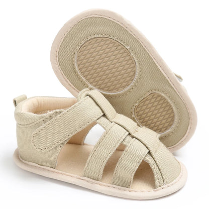 Summer Baby Shoes Walking Shoes 0-1 Year Old Male and Female Baby Walking Shoes Roman Sandals