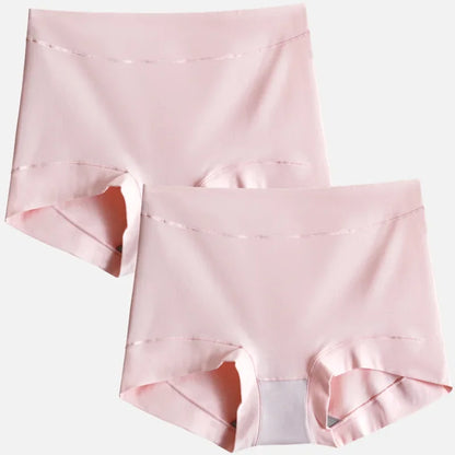 2pcs Women Cotton Panties High-Rise Plus Size M-4XL Female Underwear Boxers Shorts Comfort Underpants Sexy Intimates Lingerie