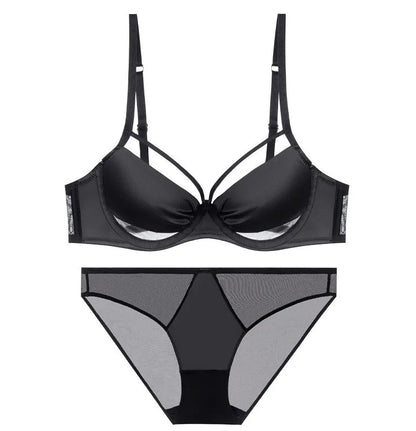 섹시 Push Up Bra Victoria Style - Wireless Slimming Lingerie Large Breasts, French Thin Tapered Bralette Anti Sag T-Shirt Bra