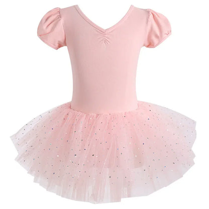 Summer Casual Ballerine Girl Dress Tutu Dance Ballet Children's Clothing Gymnastics Girls Dresses Ballet Leotards Vestidos