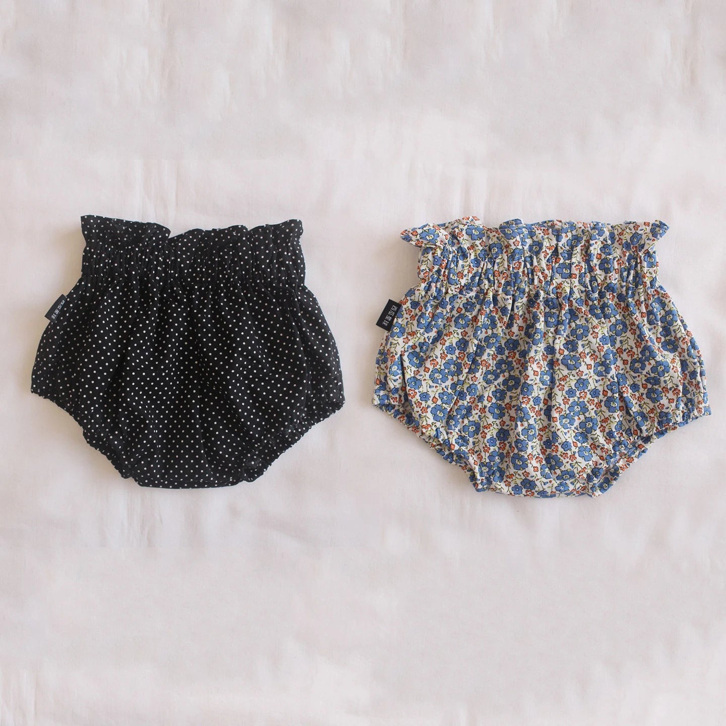 Ircomll 2pcs Summer Toddler Baby Girl Shorts Cotton Linen Floral Breathable Lounge Kids Pants Children Loose PP Pants Shorts
