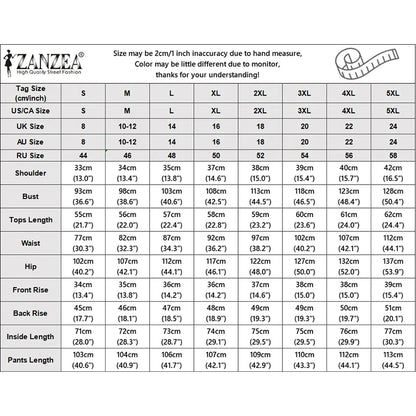 ZANZEA Women Casual Chic 2-Piece Pant Sets Sleeveless Wrapped Tops & Wide Leg Pants Matching Sets Office Lady Work Wear Co-ords