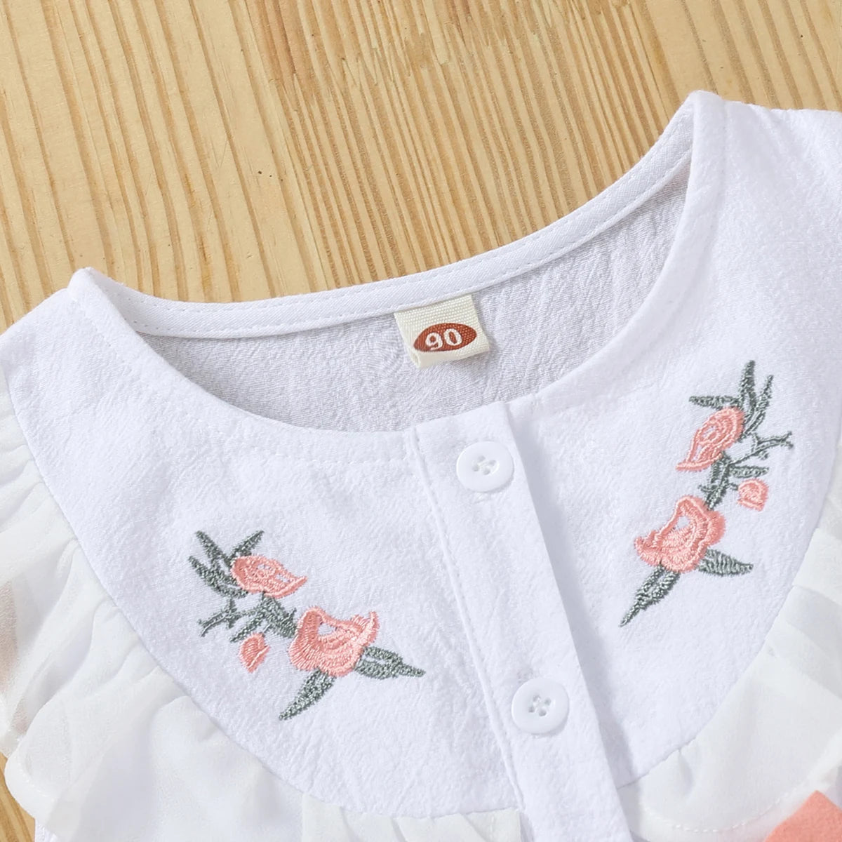 Girls Casual Summer Sleeveless Embroidered Dress Children's Fashion Cute Skirt for Kids Age 4-12 Years Old