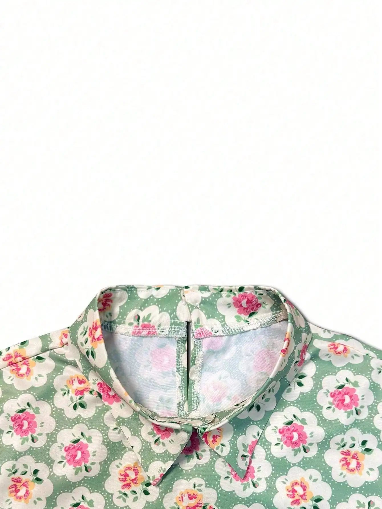 Women's Retro Ethnic Floral Art Print Casual Shirt