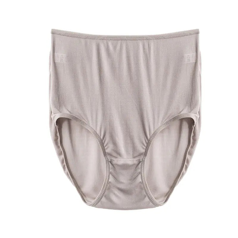 3Pcs/Set Natural Mulberry Silk Women's Underwear High Waist Briefs Traceless Breathable Sexy Underwear  Underwear Women Panties