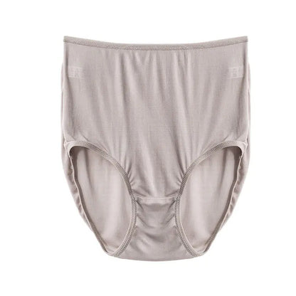 3Pcs/Set Natural Mulberry Silk Women's Underwear High Waist Briefs Traceless Breathable Sexy Underwear  Underwear Women Panties