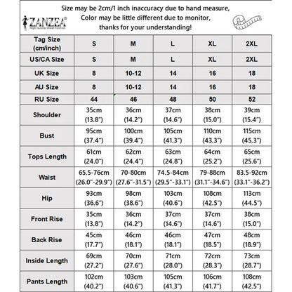 ZANZEA Fashion Summer 2 Pieces Tracksuit Women V Neck Sleeveless Tanks Tops Pant SetsCasual Patchwork Work Outfit Matching Sets