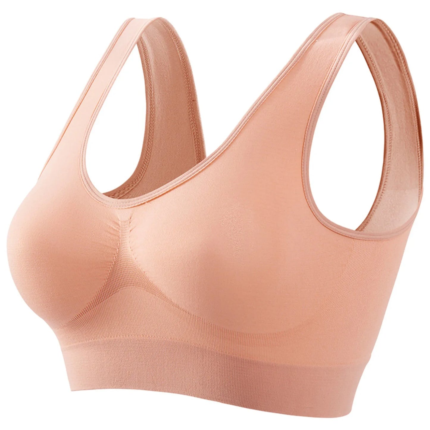 Seamless Bras For Women Hollow Mesh Breathable Sports Bra Female Wireless No Pads Crop Top Sexy Lingerie Soft Brassiere M-5XL
