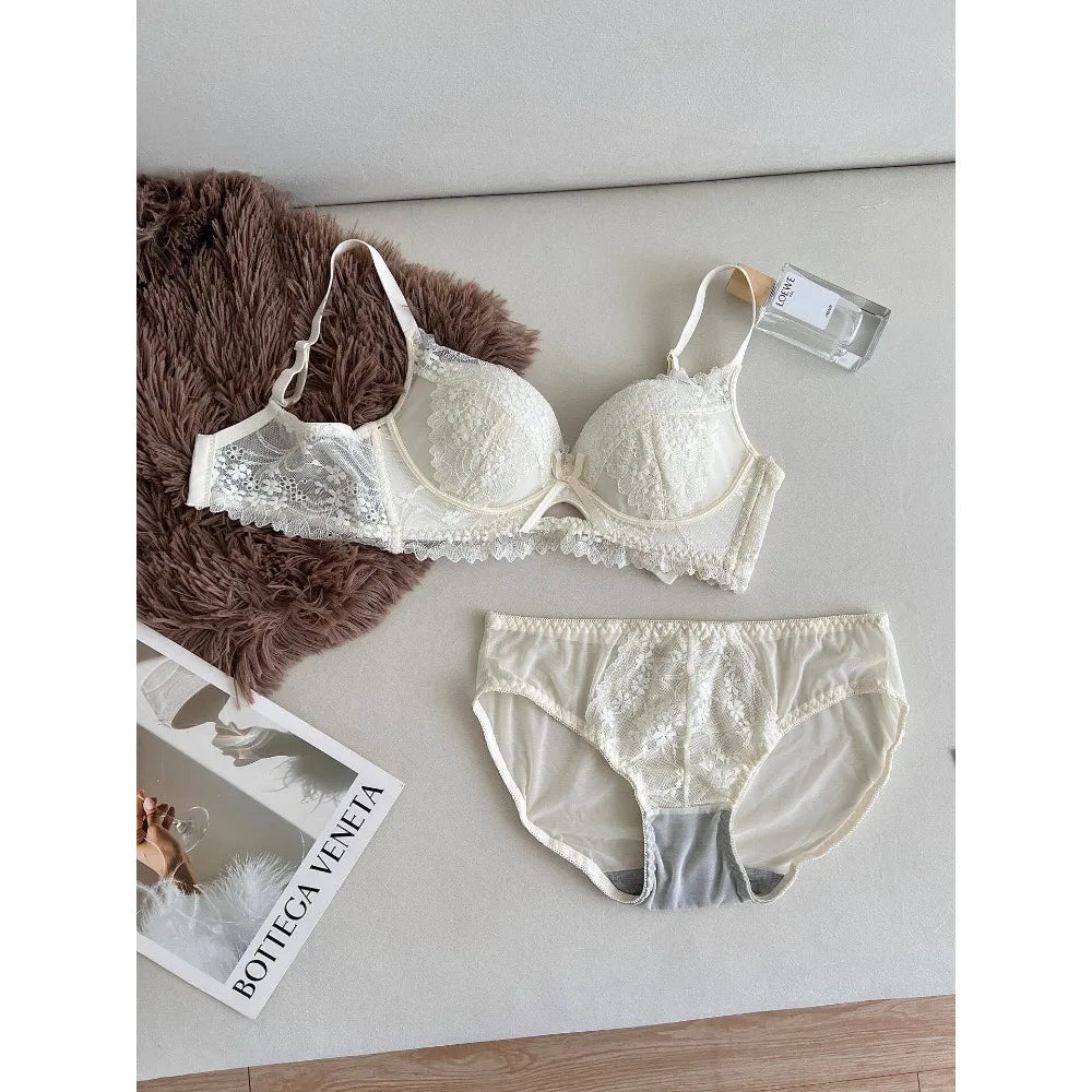 YUQI Women Lace Bra Wireless Push Up Bra for Petite Women Full Coverage T Shirt Bra Comfortable Support Bra No Underwire S-XLAB