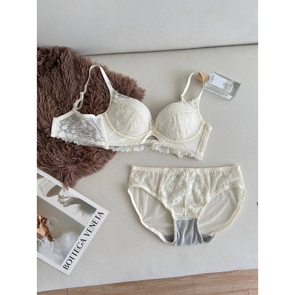 YUQI Women Lace Bra Wireless Push Up Bra for Petite Women Full Coverage T Shirt Bra Comfortable Support Bra No Underwire S-XLAB