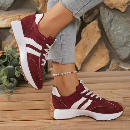 Womens Sneakers Mesh Breathable Walking Shoes Fashion Chunky Platform Sneakers Retro Jogging Footwear Ladies Casual Sports 2026