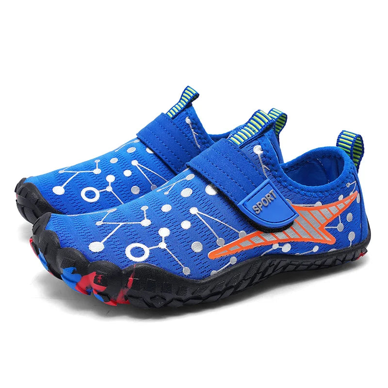 Children Beach Aqua Shoes Boy Girl Barefoot Water Shoes Quick-Dry Drainage Diving Swim Sandals Kids Fishing Surf Wading Sneakers