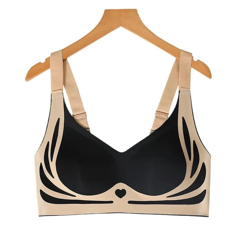 1pcs Women Seamless Bras Female Push Up Vests Style Wireless Underwears Lady Anti Sagging Comfort Soft Lingeries Ladies Camisole