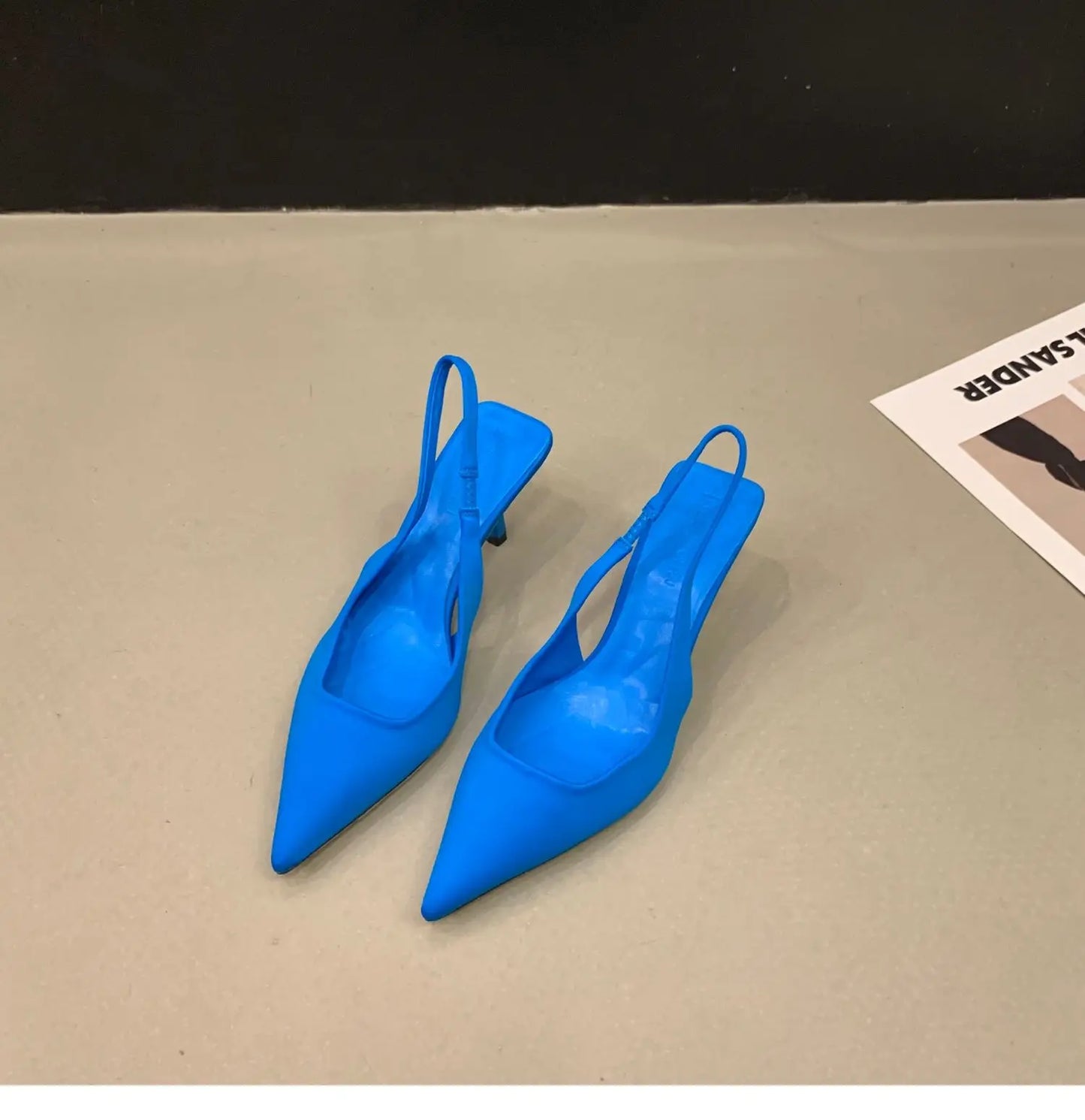 2024 Fashionable Pointed Toe Stiletto Heel Shallow Mouth New Sandals Summer Sexy Elegant Casual Stiletto Women's Shoes NO:M05