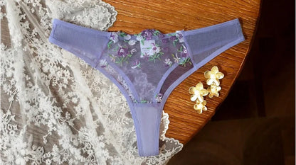 French-style floral embroidery lace lingerie set,sexy and pure desire sheer bra support,Valentine's Day party