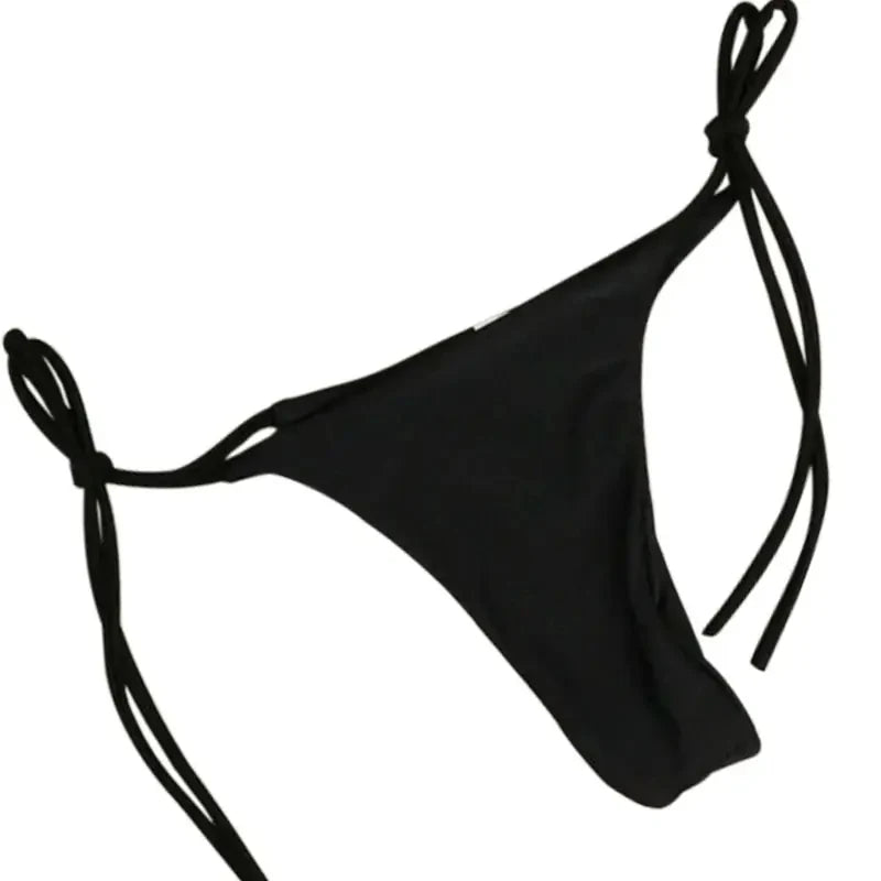 Neck Strap Bikini European and American Sexy Swimsuit WOMEN'S Split Strap Adjustable Multicolor SWIMSUIT SET