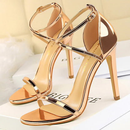 BIGTREE Shoes Buckle Strap High Heels 2026 New Women Heels Sandals Stiletto 11cm Sexy Heels Party Shoes Women Pumps Ladies Shoes