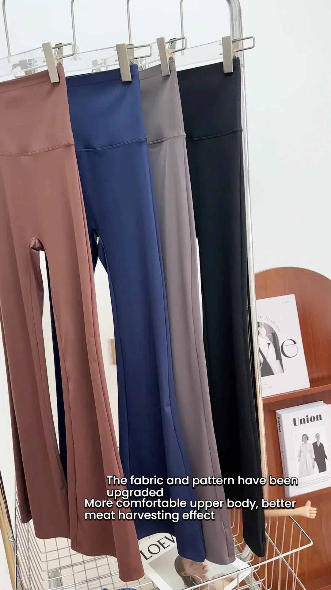 New High Waist Flared Shark Pants for Women Summer Stretchy Bootcut Shark Pants Retro Casual Trousers Streetwear Woman Clothes