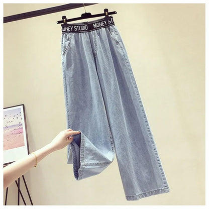 Summer Elegant Women's Pants Set Pleated Chiffon Shirt Top Sports Jeans Two-piece Set Trouser Suits Female Clothing Tracksuit