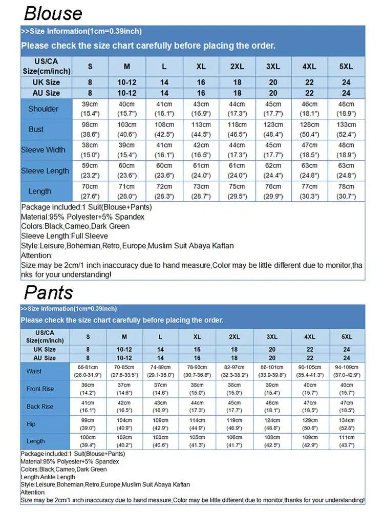 ZANZEA Muslim Women Matching Sets Long Sleeve Solid Color Tops And Loose Pant Suits Elegant Fashion Casual Tracksuit Kaftan 2025