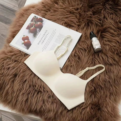 Soft Support Seamless Underwear Comfortable Gathering No Steel Ring Collection Light Thin Breathable Bra Style