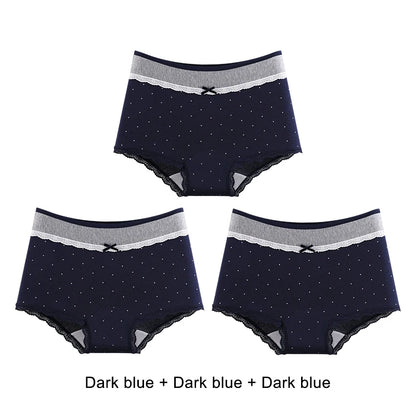 Cotton Boxer Briefs for Women Sexy Panties Set Pack Plus Size Panties Women's Boxers Lace Underwear Lingerie Underpants Seamless